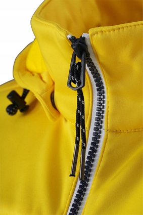 Damska kurtka morska SoftShell navy XXL Kaptur odpinany kaptur