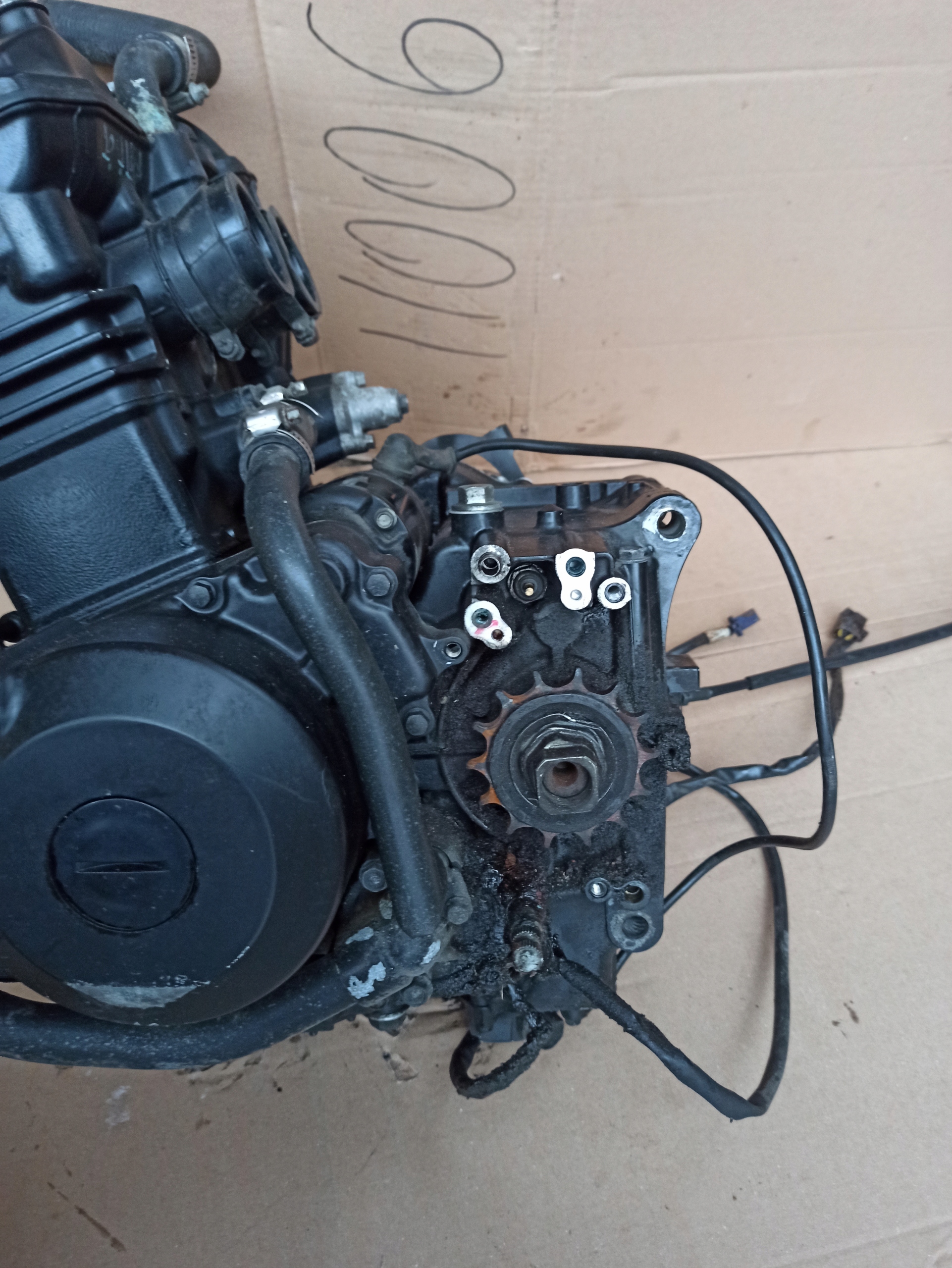 Двигатель kawasaki ninja 250 ex250 zx хорош состояние