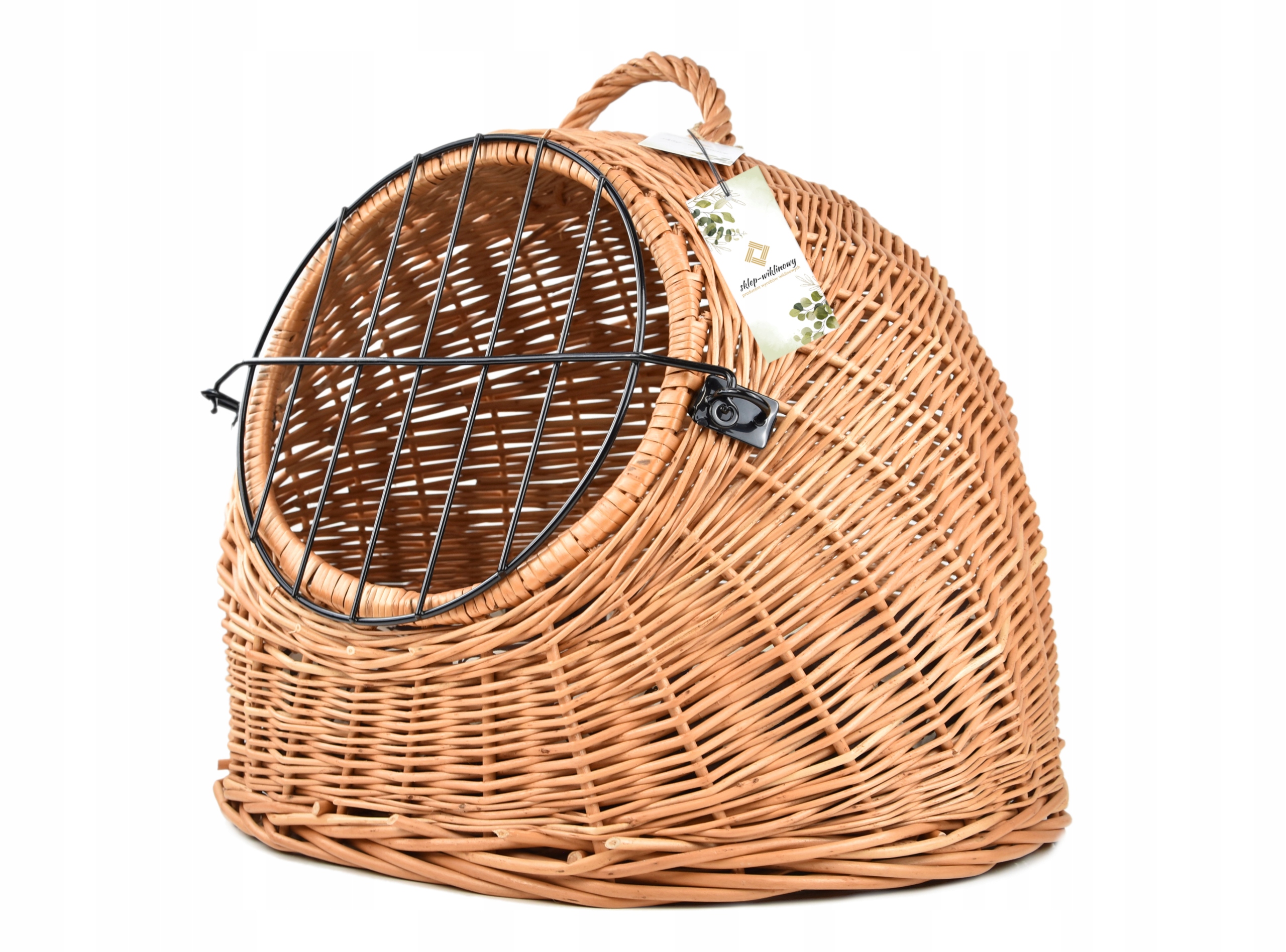 Levně Přepravka Proutěná bouda pro kočky nebo psa 44 cm