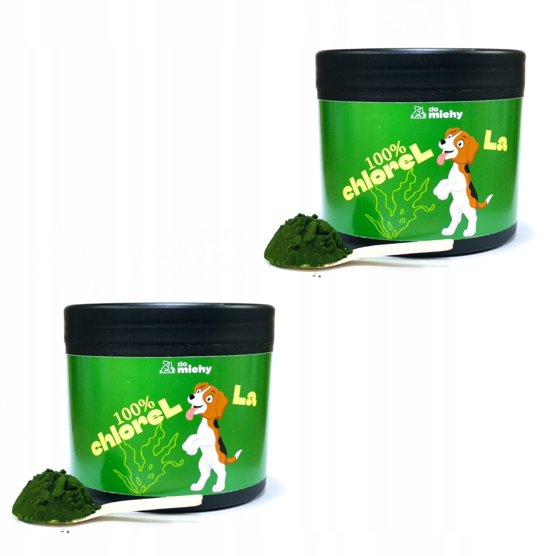 Levně Do michy Chlorella v prášku pro psa a kočku 2x200 g