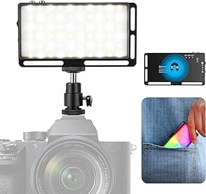 Rgb Video Lampa Přenosná Lampa Dslr S Akumulátorem Pro Fotoaparáty Moman ML1