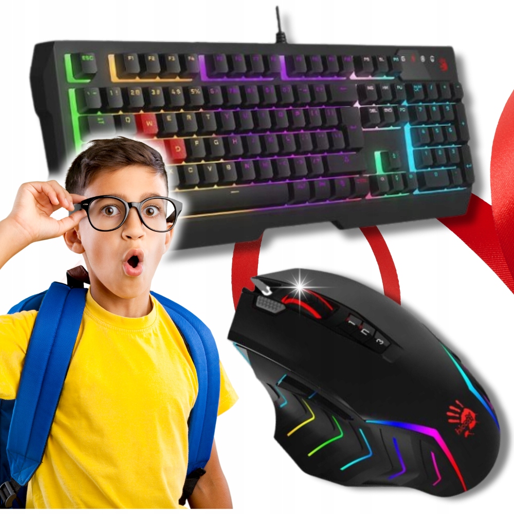 Herní Set Klávesnice Herní myš Bloody Dárek pro Hráče