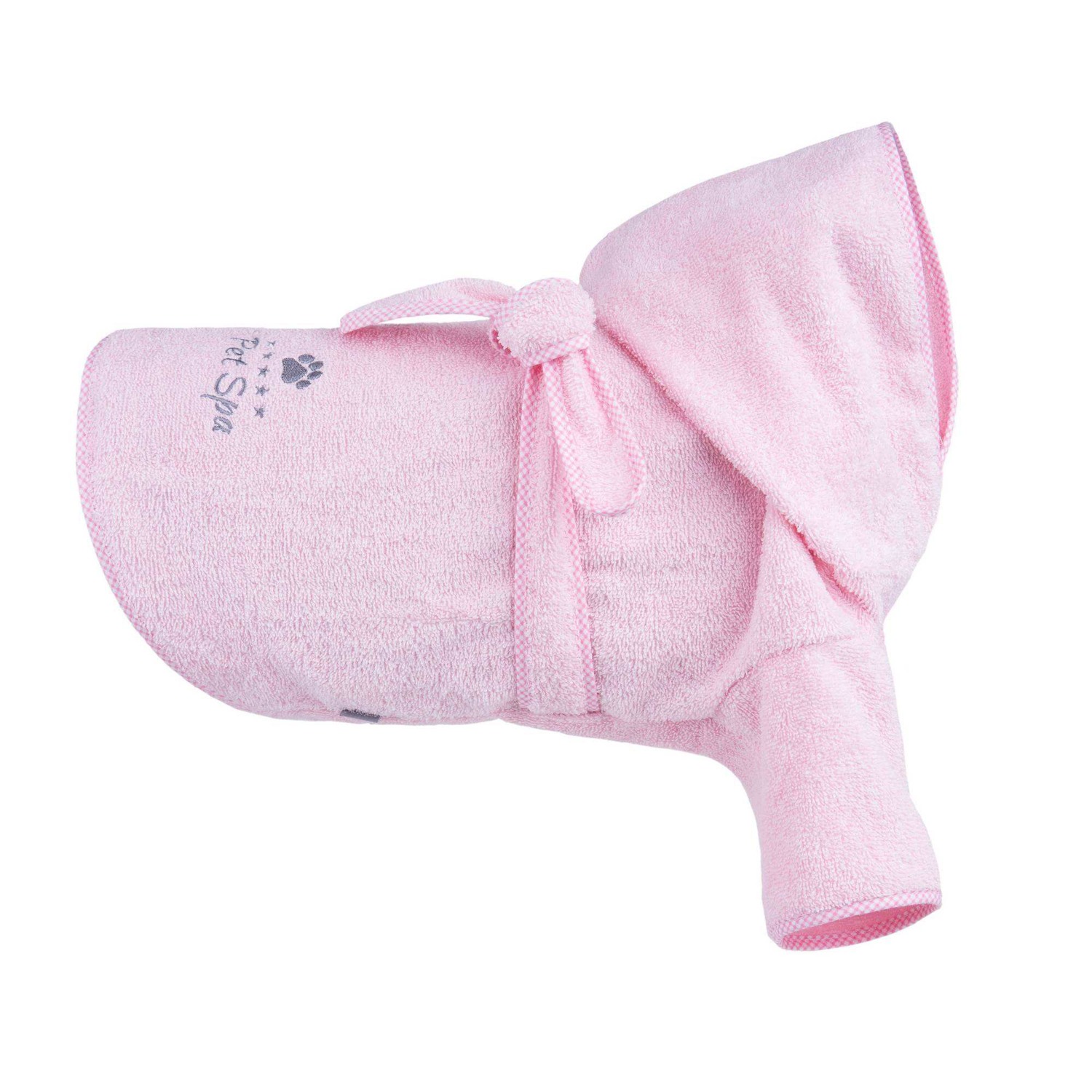

amiplay Szlafrok kąpielowy dla psa spa 35cm Różowy