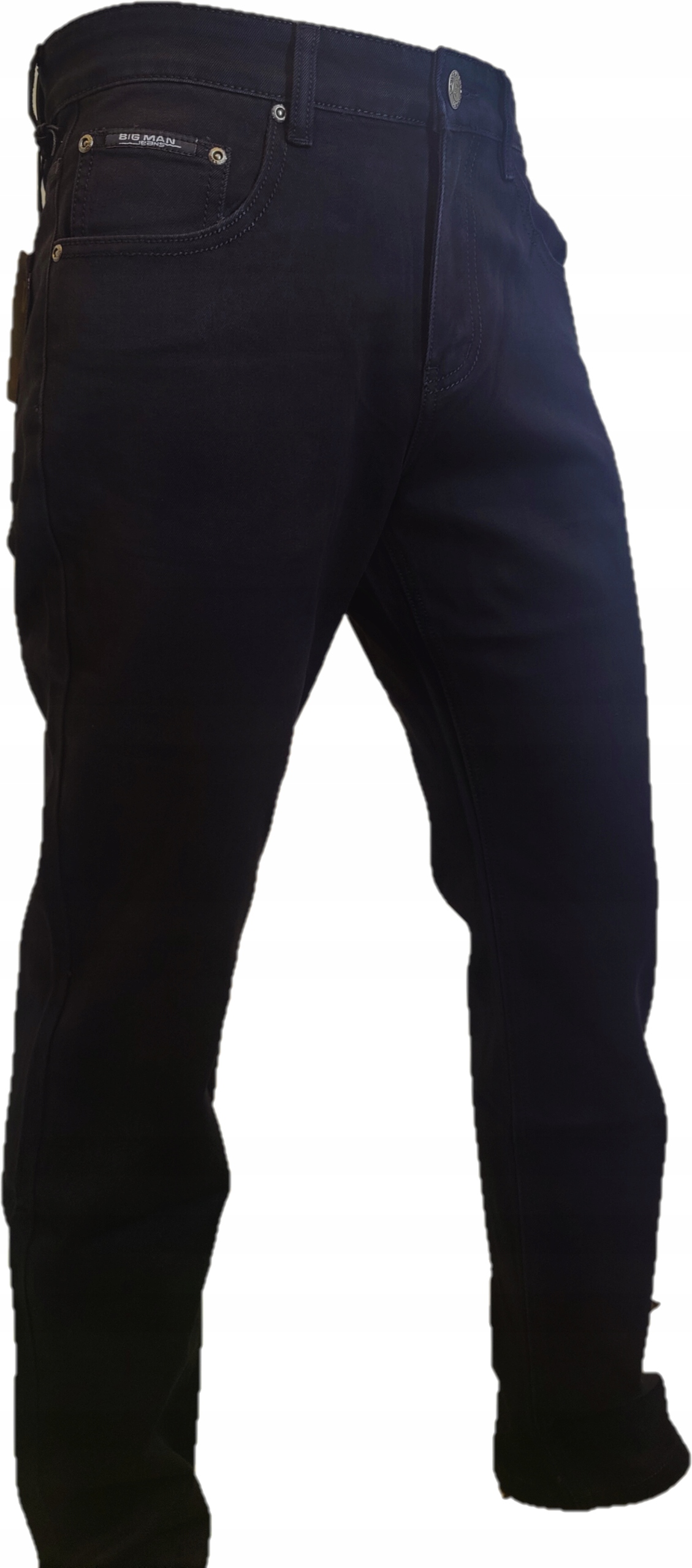 CZARNE JEANSY KRÓTKA NOGAWKA!!! L30 W40 104-109cm Rozmiar 40