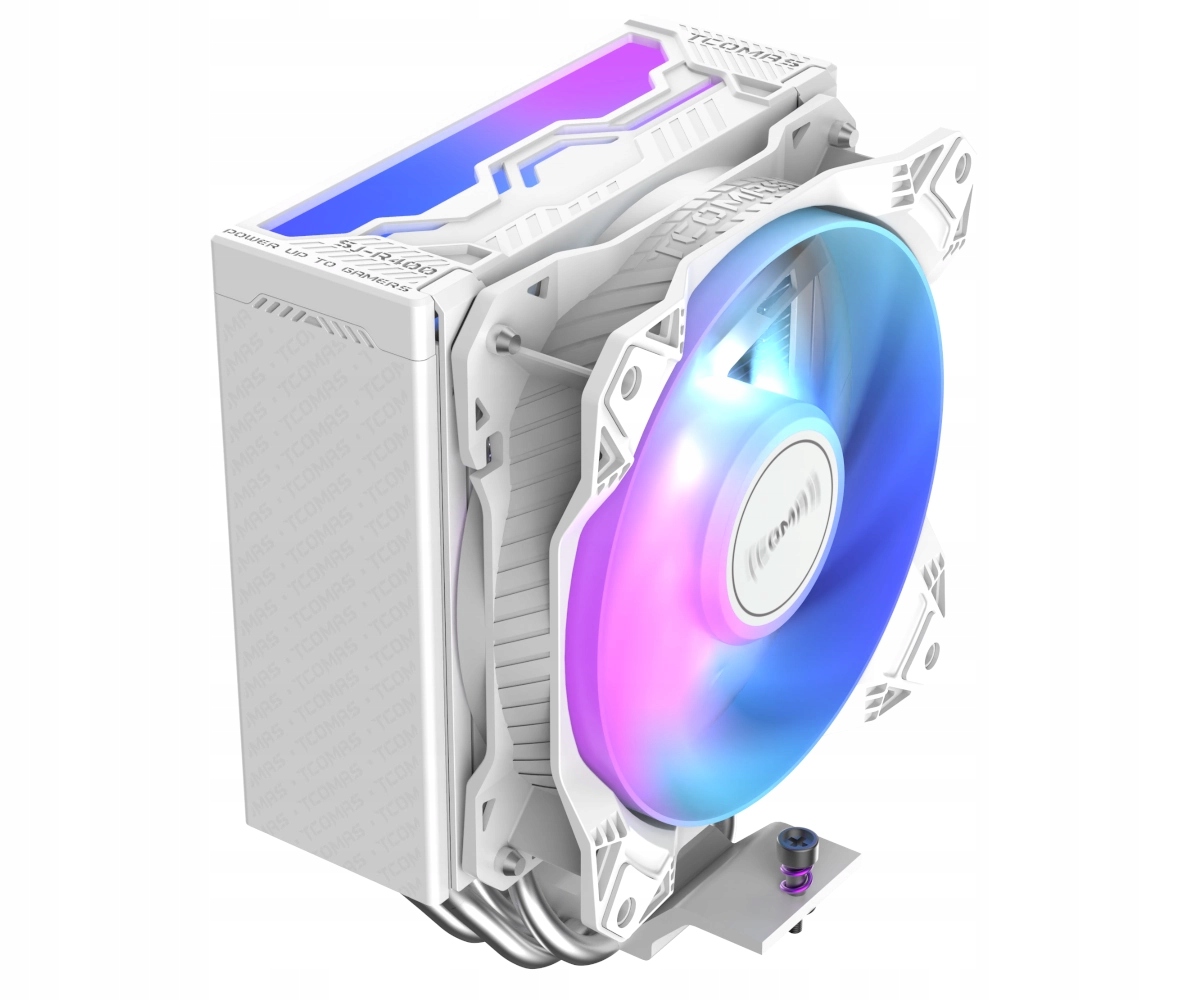 Chłodzenie procesora Tcomas SJ-R400 4HP Argb 120mm 2500RPM Intel Amd Białe
