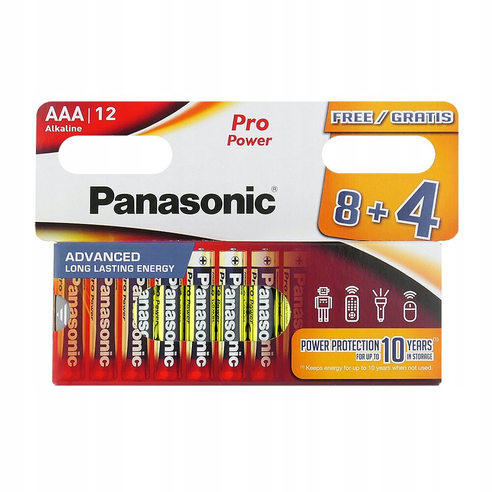 12x bateria alkaliczna Panasonic Pro Power LR3 AAA R3