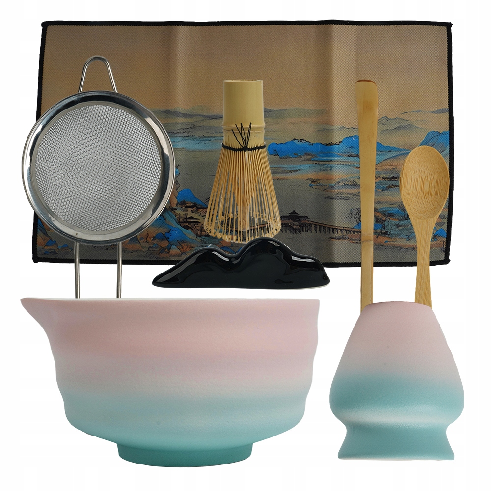 Levně Dárková Sada Na Čaj Matcha Tradiční Příprava Matchy 8 Kusů