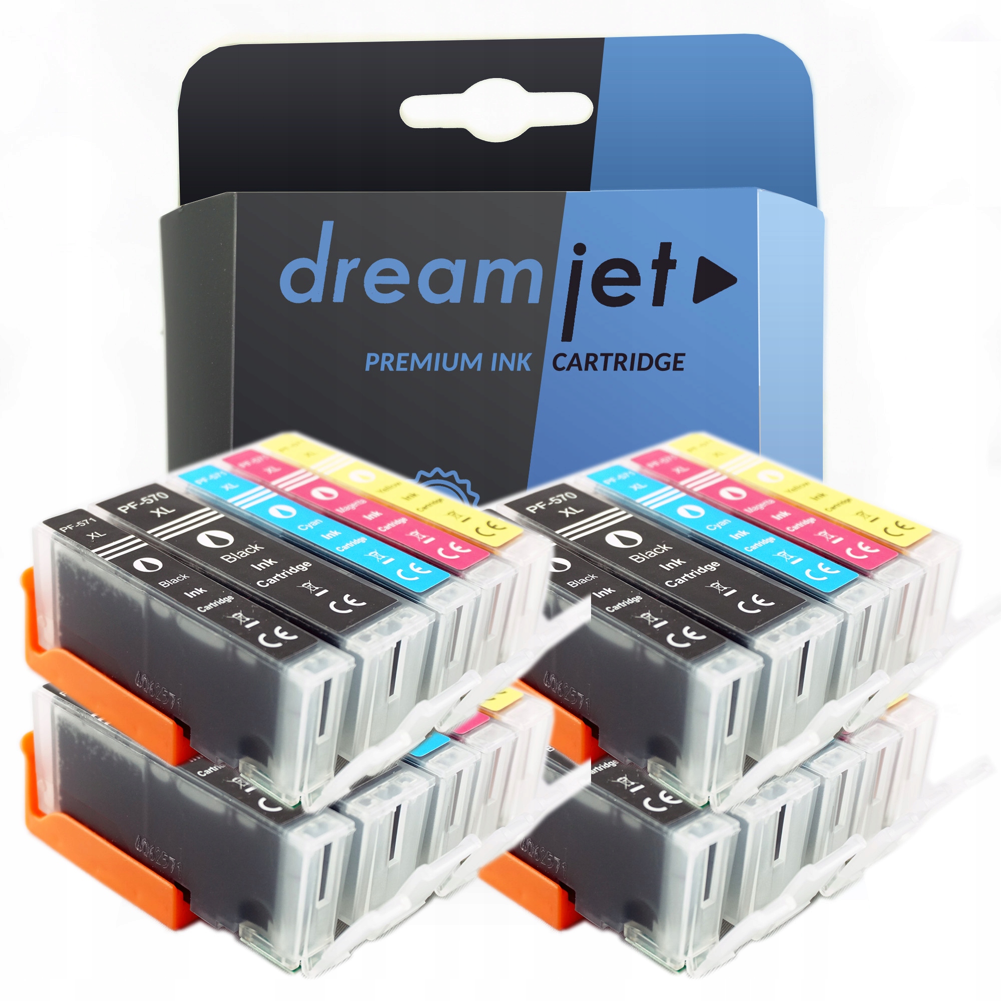 4x sada inkoustů pro Canon Pixma MG5752 5753 6800