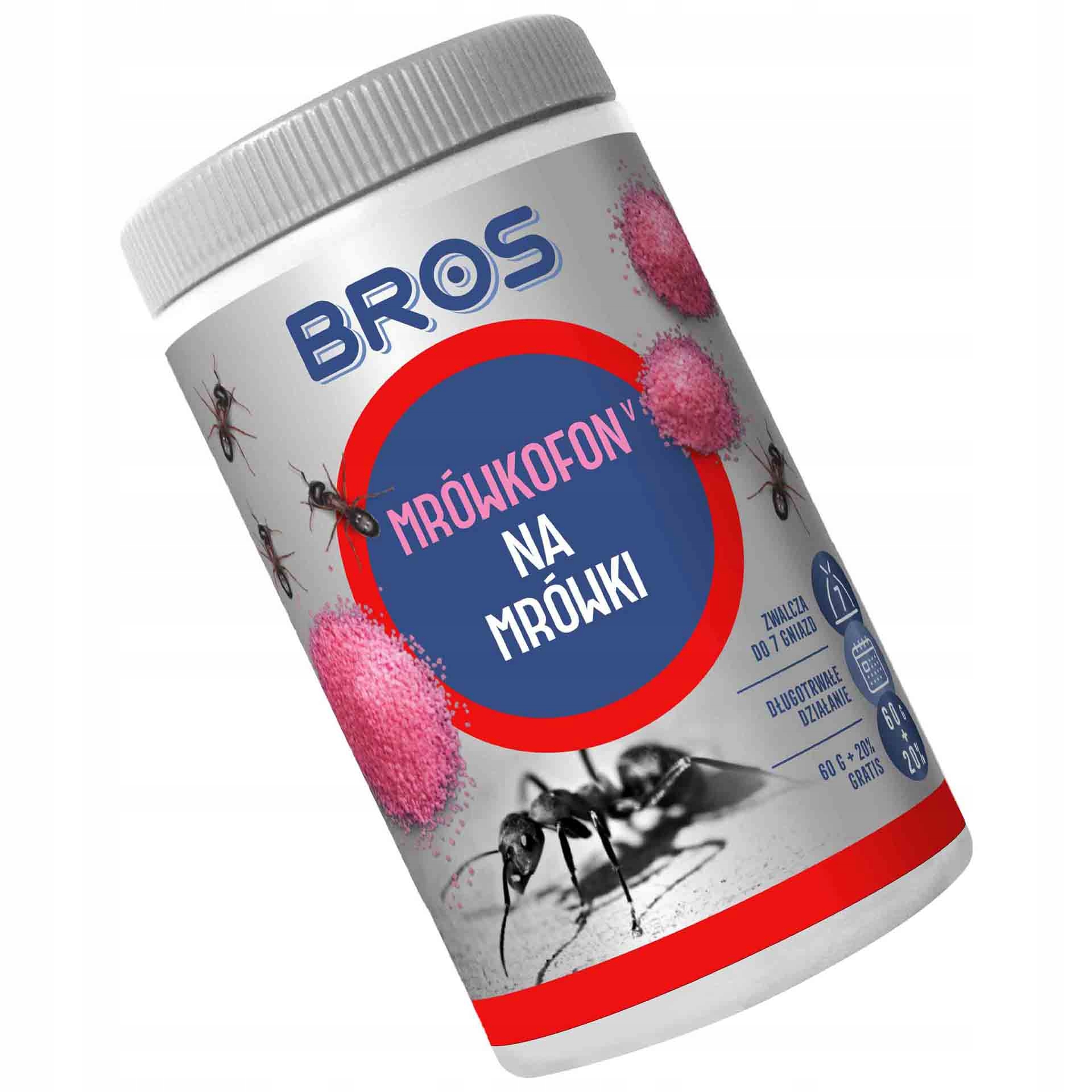 

Bros Mrówkofon Skuteczny Środek Na Mrówki 60 g