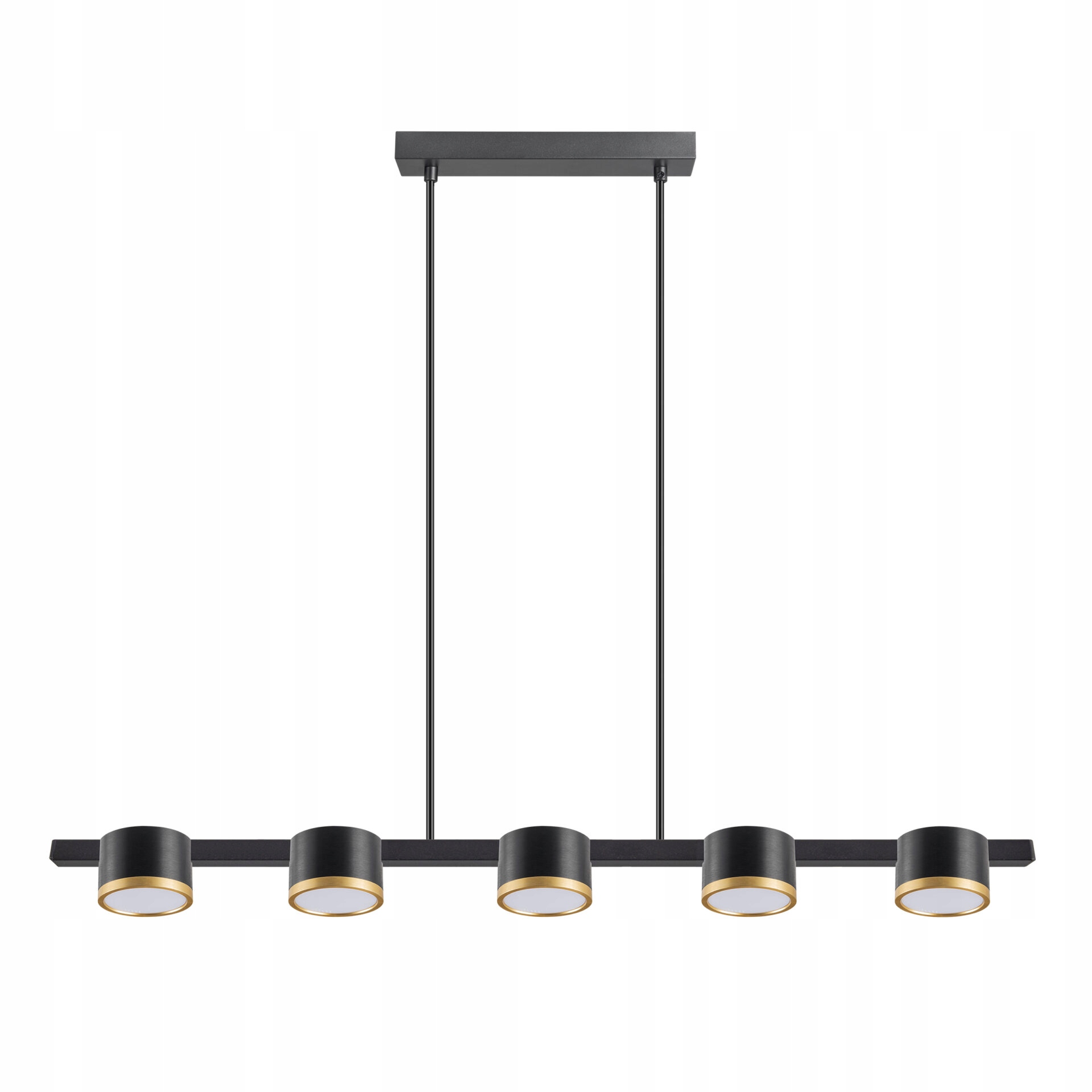 Závěsné Stropní Svítidlo Zwis 5x GX53 Černá Mirella Sanico Goldlux