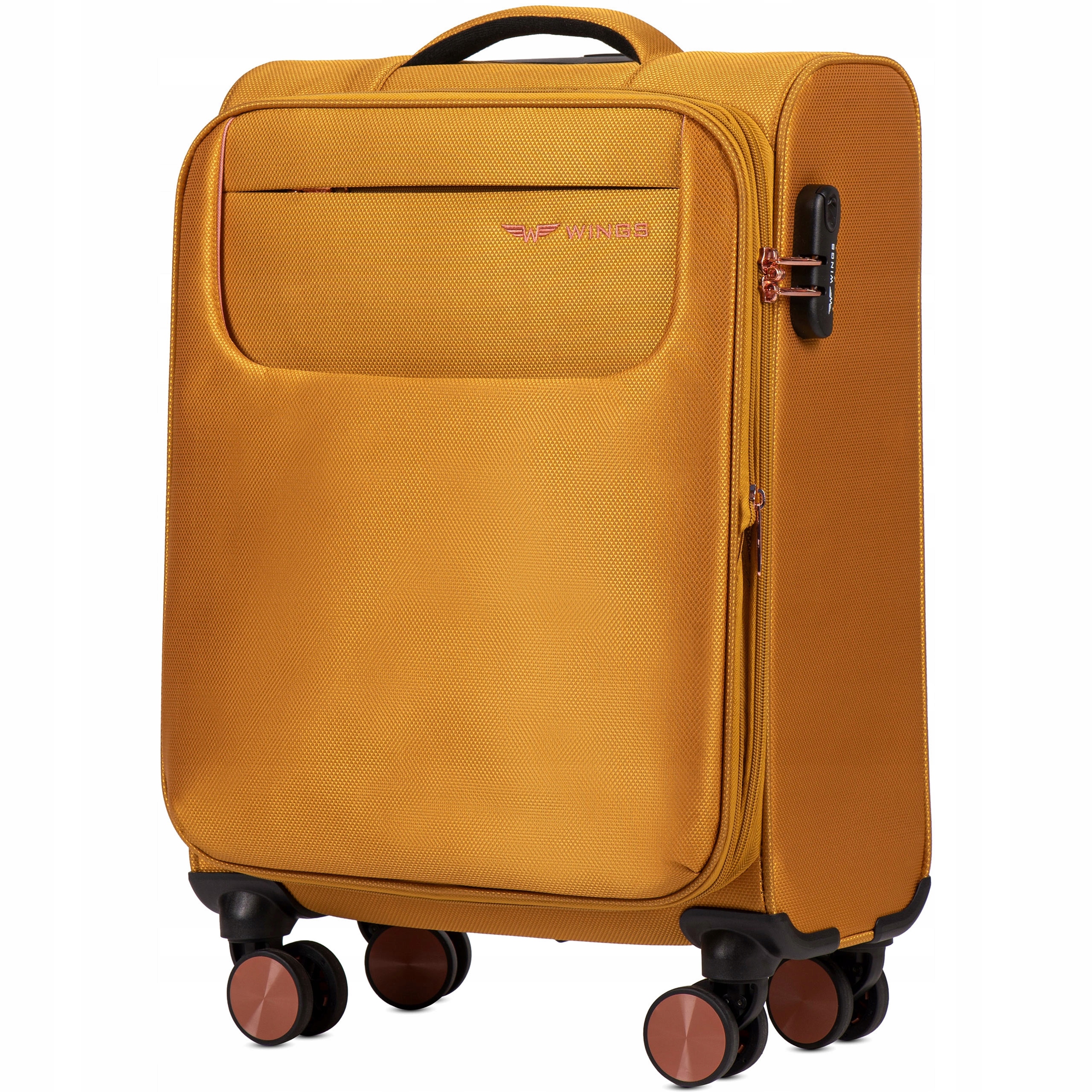 Walizka Miękka Wings Mała S Kabinowa Lekka 38L Poszerzana 4 Koła TRN01Y