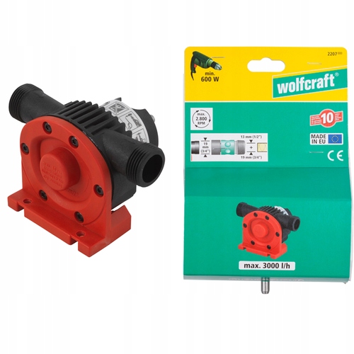Wolfcraft Pompa do pompowania cieczy do wiertarki 8 mm WF2207000