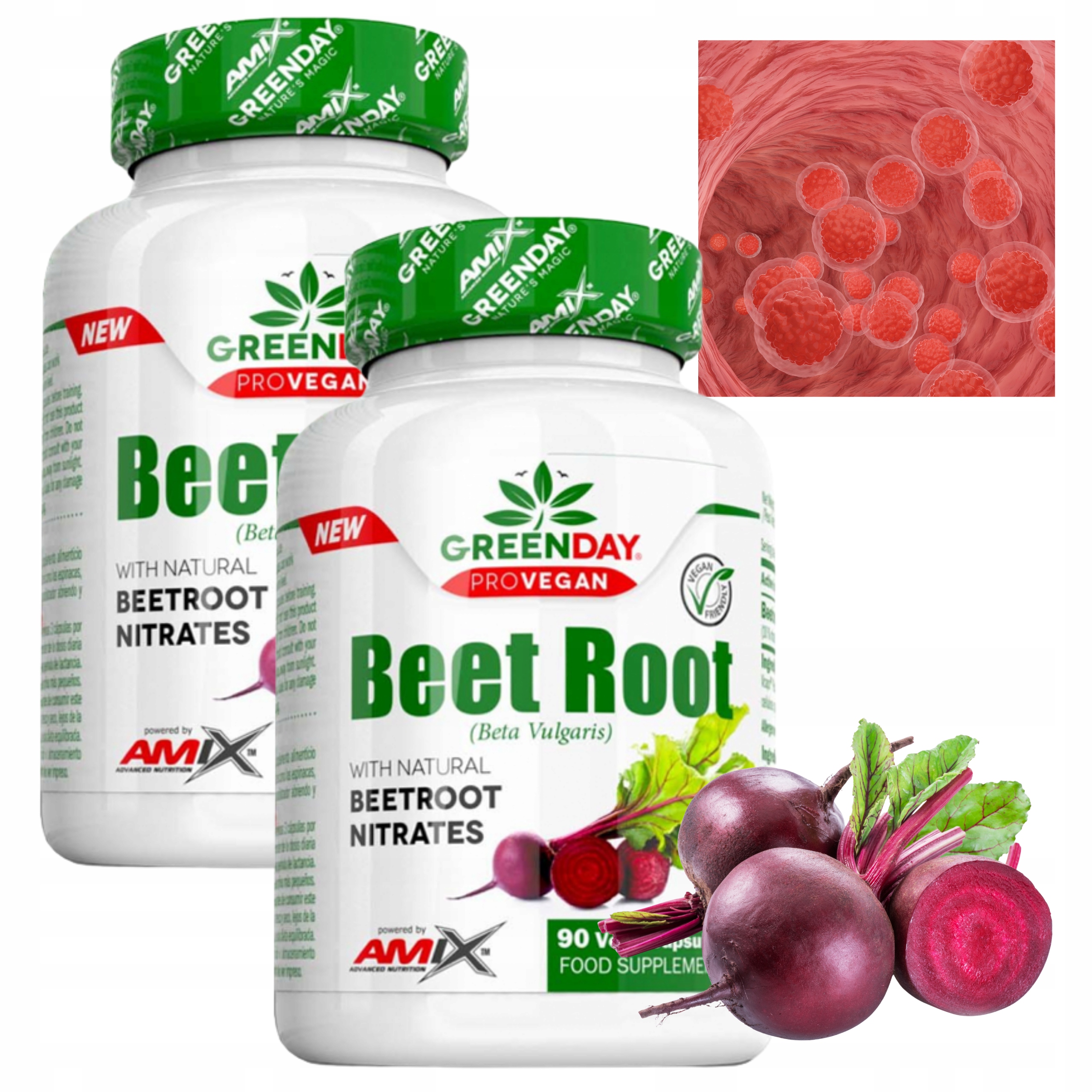 Předtréninkovka bez kofeinu Extrakt z červené řepy Svalová pumpa