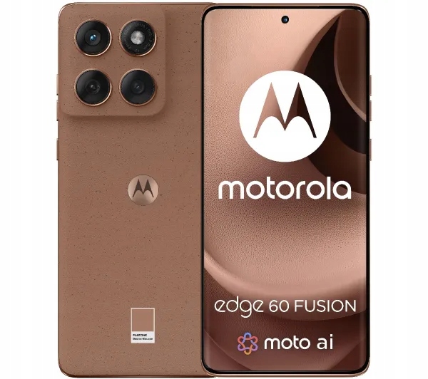Smartfon Motorola Edge 60 Fusion 8/256GB 120Hz 50Mpix Mocha Mousse Brązowy