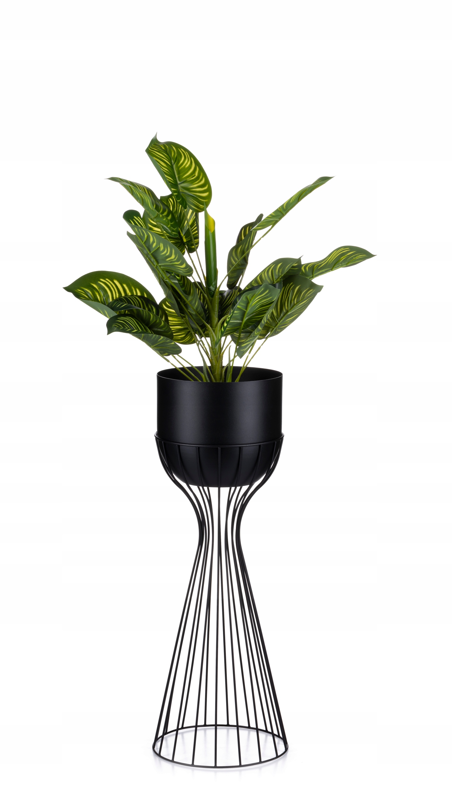 

Kwietnik stojak z osłonką czarny 56 cm Loft metal