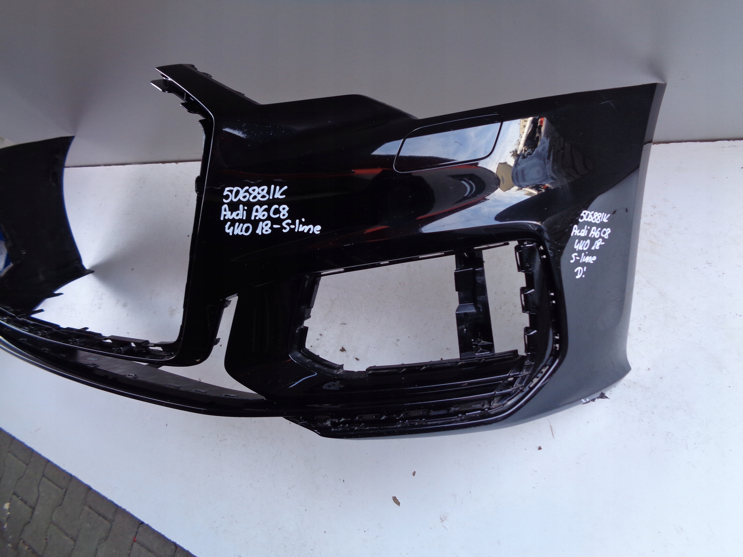 front bumper AUDI A6 C8 4K 4K0 18- S-LINE NR 50688