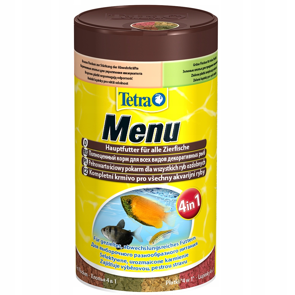 Krmivo Pro Ryby Tetra MIX 4 Vloček Vitamíny Imunita Zdraví 250 ML