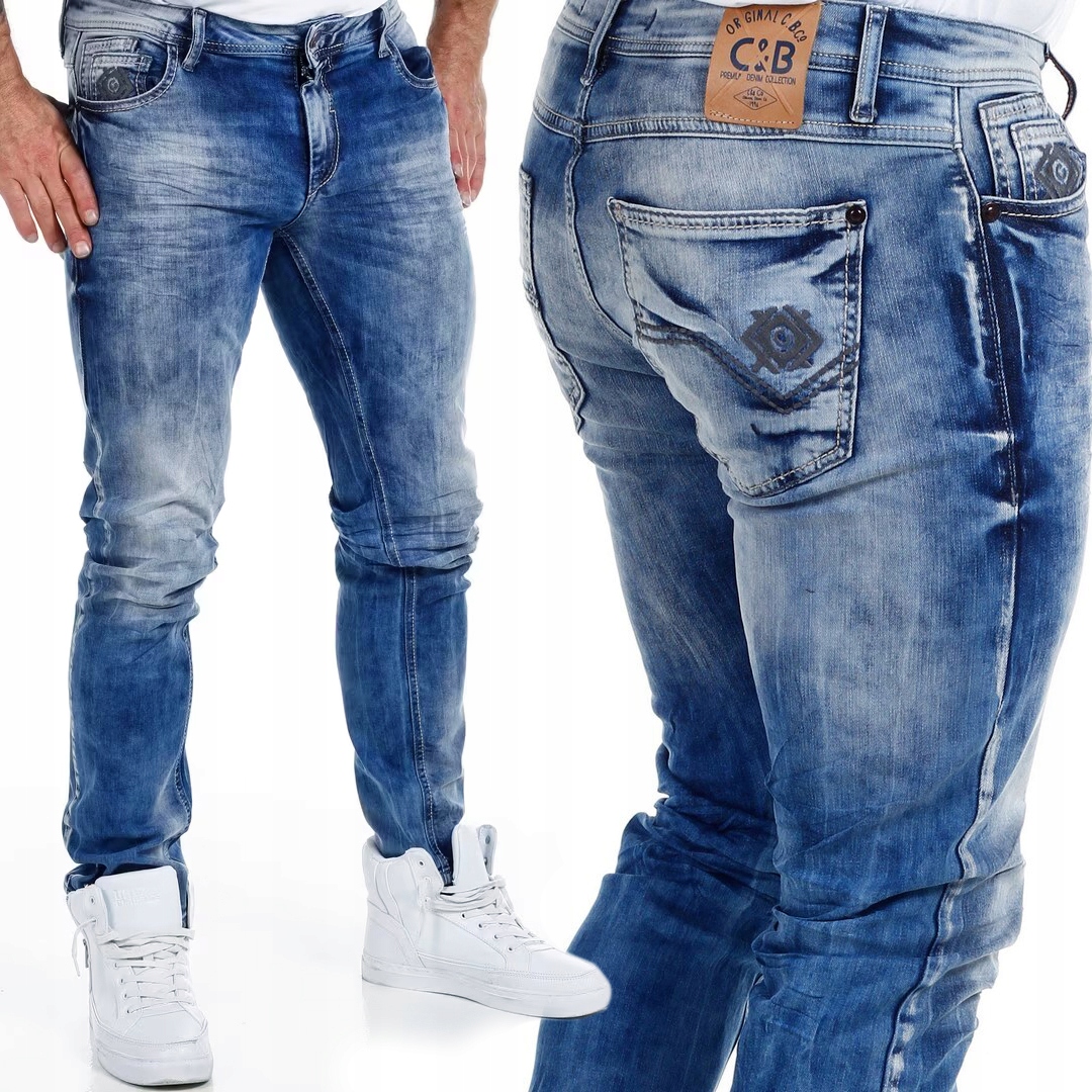 Joggery Džíny Džínové kalhoty Denim Light Blue