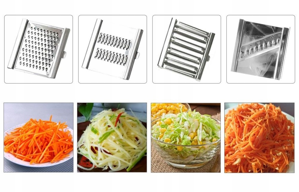 KRAJALNICA SZATKOWNICA DO WARZYW I OWOCÓW 4 OSTRZA Kod producenta KRAJALNICA SZATKOWNICA DO WARZYW OWOCÓW