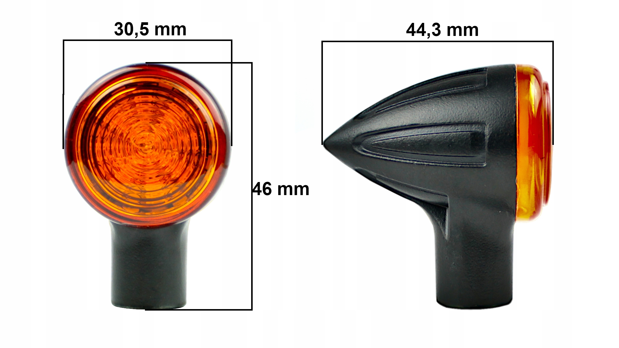 Kierunkowskazy przód 2 szt. Cafe Racer Bobber HD Producent inny