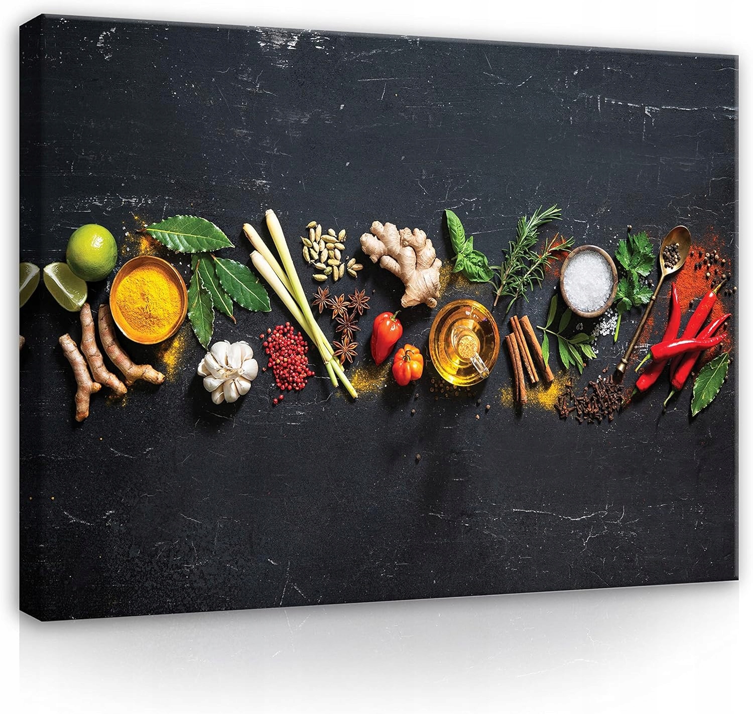 Obraz 100x75 Koření bylinky kulinářství kuchyně aroma chuť exotika příroda