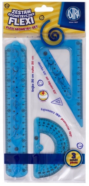 

Astra zestaw geometryczny Flexi 3 el elastyczny