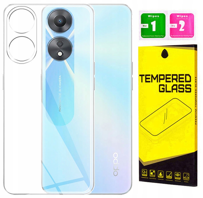

Etui Silikon Case do Oppo A78 5G Szkło