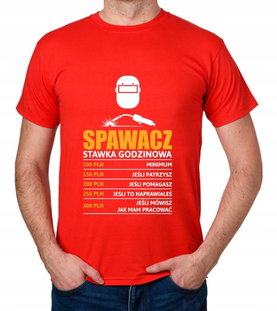 

koszulka Spawacz stawka godzinowa prezent