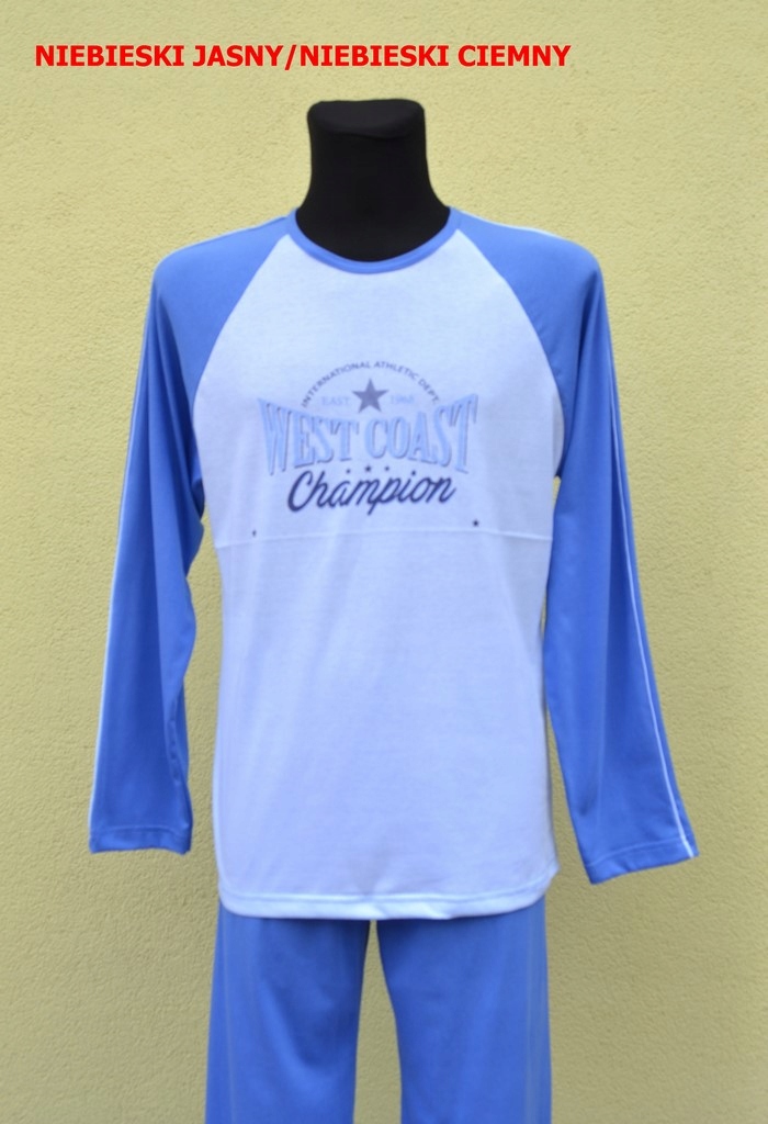 PIŻAMA MŁODZIEŻOWA DŁ.RĘKAW KOLORY R 188 XXL SUTEX Marka SUTEX