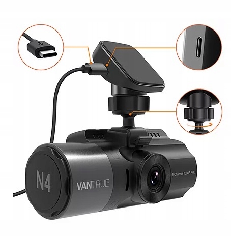 Uchwyt z GPS Vantrue N4 N2S T3 X4S DUO na taśmę Marka Vantrue