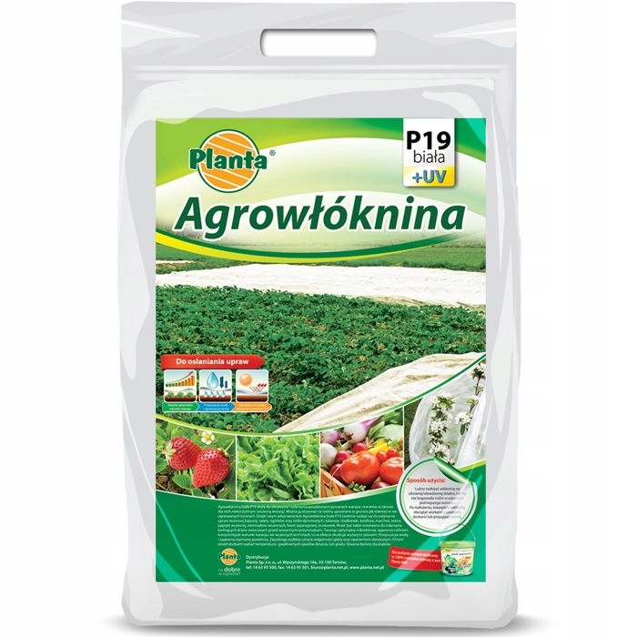 

Agrowłóknina Wiosenna P19 Biała 1,6x5m Mała Lekka