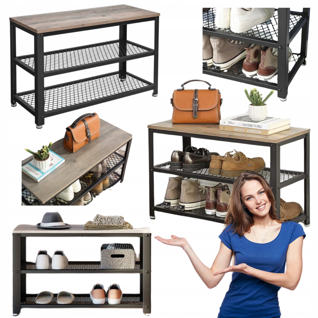 Polička na topánky Regal Stojan na obuv Organizér Úložný priestor do predsiene