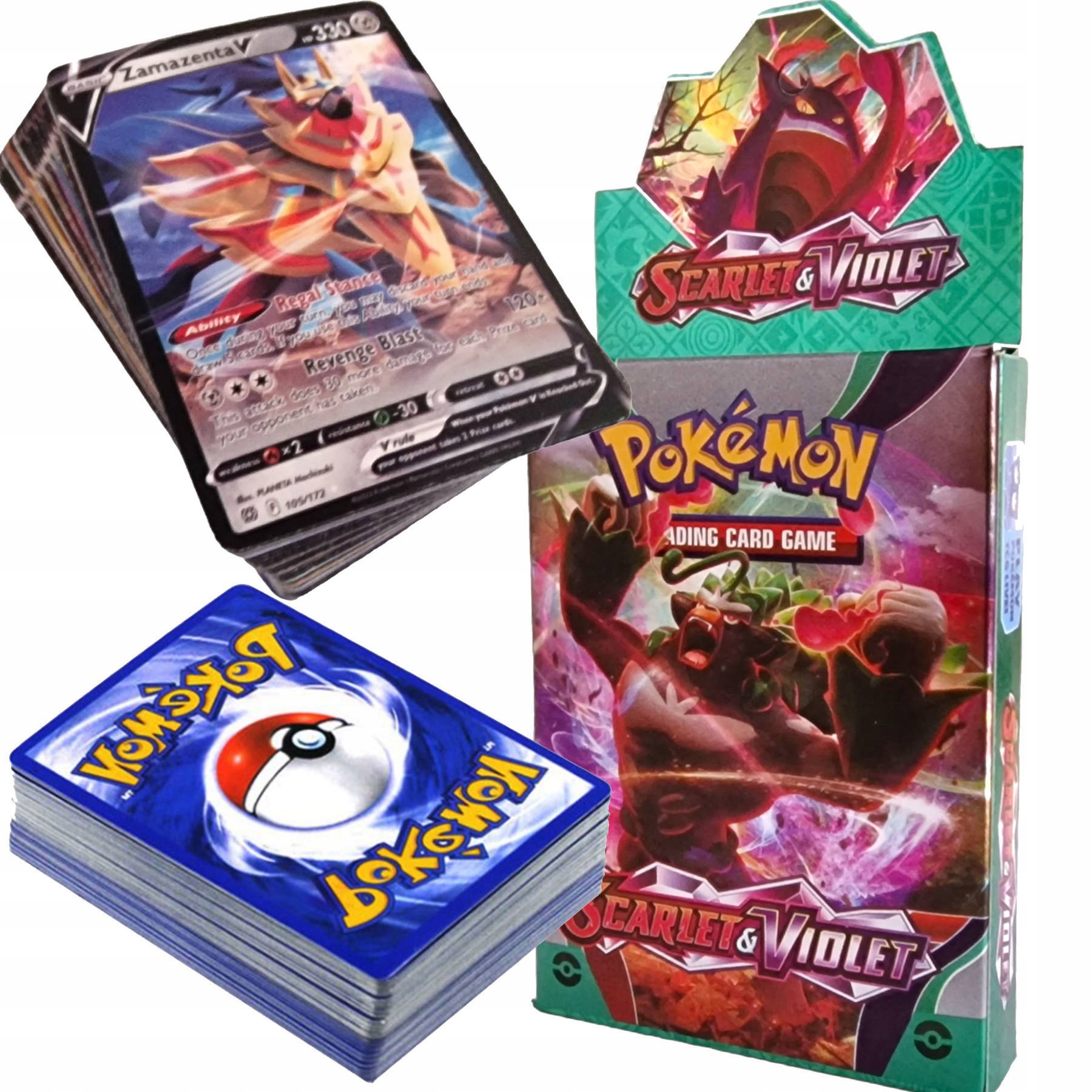 

Karty Pokemon Scarlet Violet Kolekcjonerskie 30SZT
