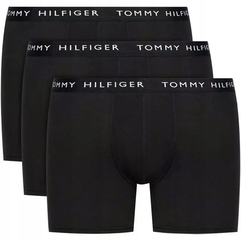 Tommy Hilfiger pánské boxerky 3-pack, černé, M