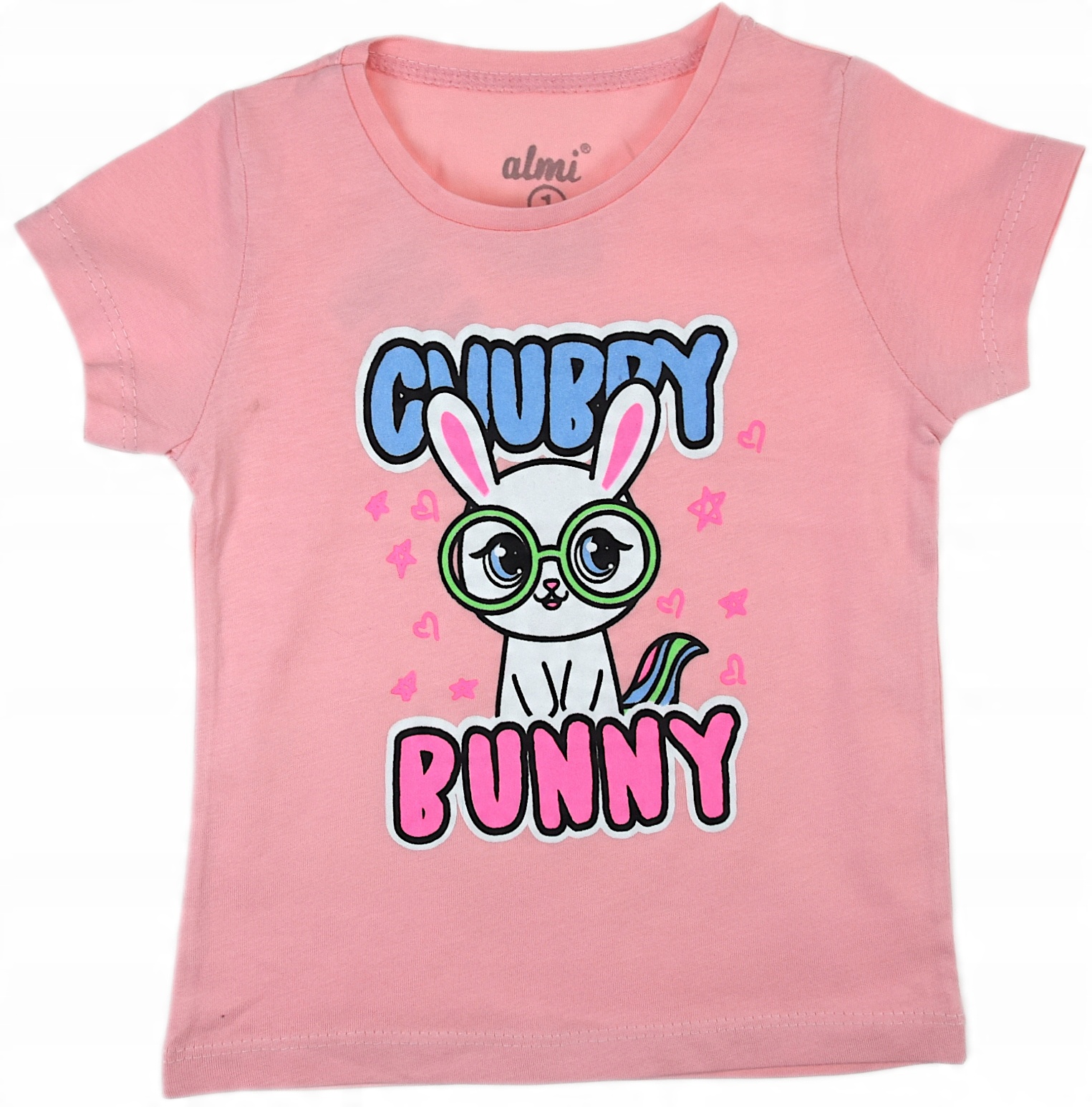 

T-shirt Koszulka Bluzeczka Króliczek Różowy 92