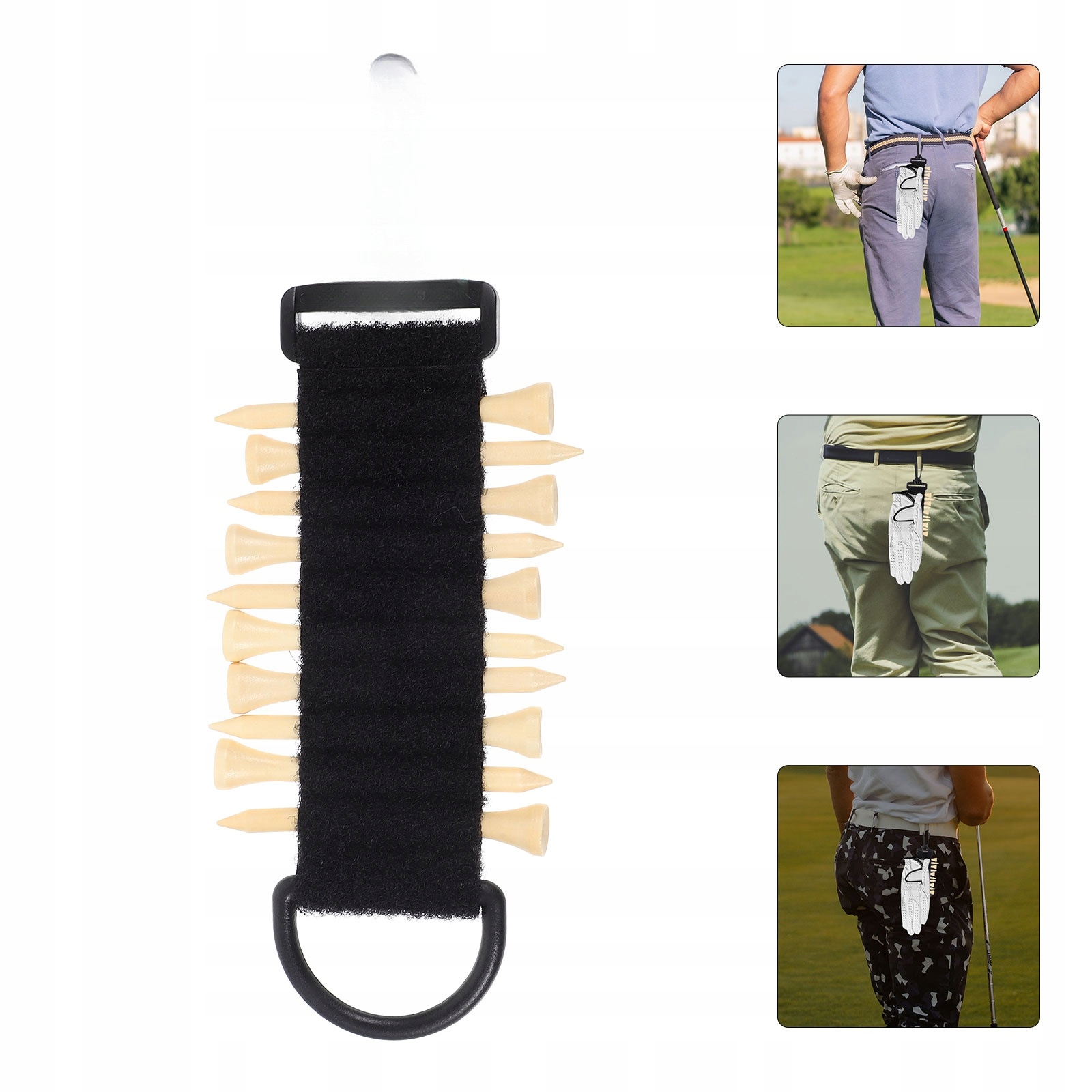 TORBA DO PRZECHOWYWANIA KOŁNIERZY GOLFOWYCH TEE UCHWYT DO GOLFÓW Rodzaj inny