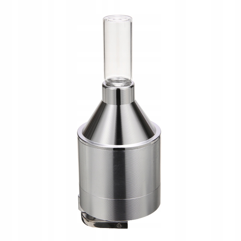 Kovový Mlýnek Na Hrady, Prášek, Bylinky, Tabaky, Vtahování Koření, Křišťál