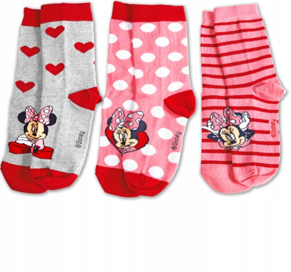 

3x Skarpetki bawełna Disney Minnie Mouse 35 -38