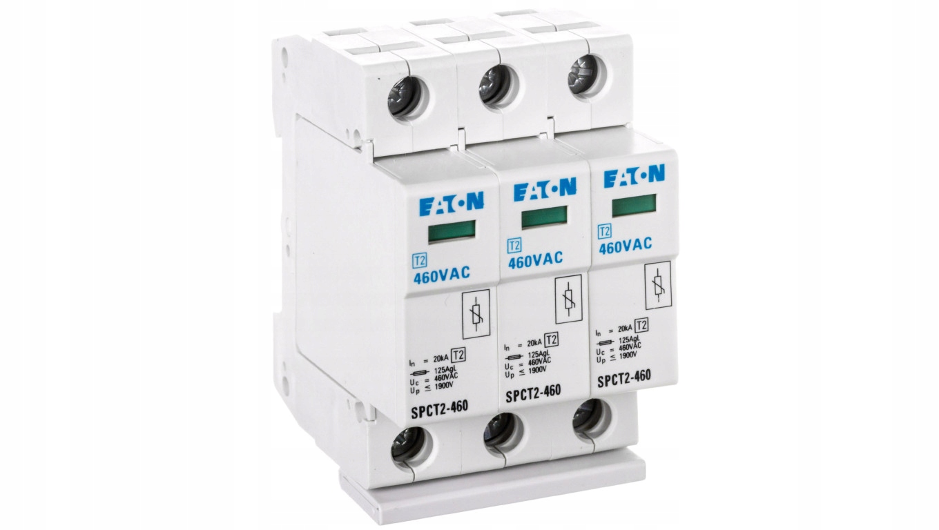Ogranicznik przepięć Typ T2 3P 20kA 460V SPCT2-460/3 167610