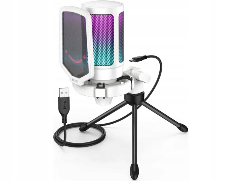 Mikrofon Fifine A6V Biały