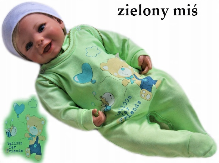 

Śpiochy śpioszki kaftanik 86 rozpinane bawełniane