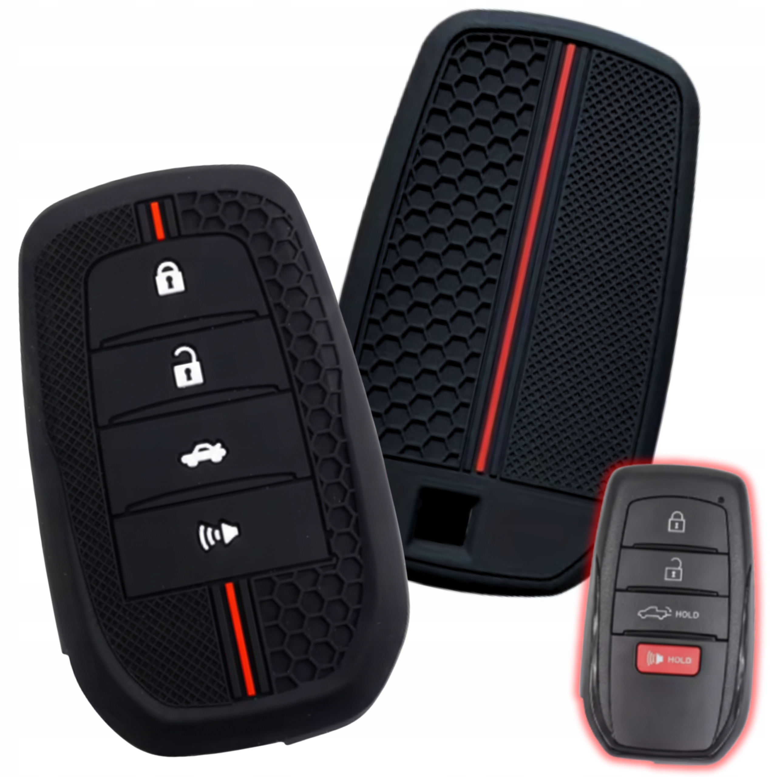 Silikonowe Etui Na Kluczyk Do Toyota Corolla Prius Highlander Tacoma Venza