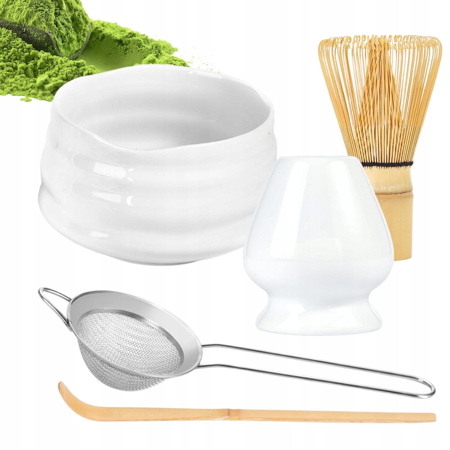 Levně Sada Štětců Na Čaj 5 Kusů Vynikající Dárek Sada Na Čaj Matcha