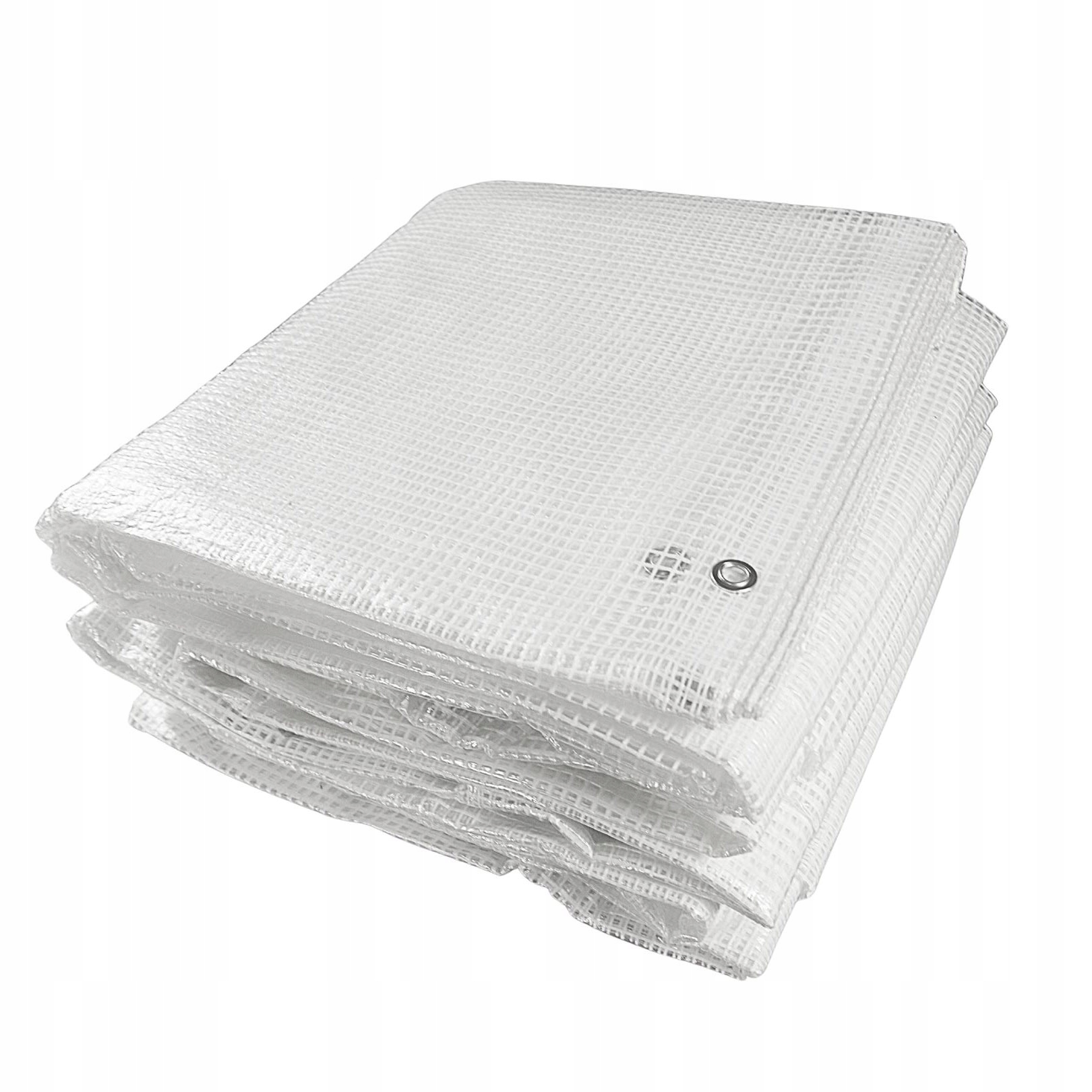 PLANDEKA BIAŁA 2x4M 100g PRZEŹROCZYSTA ZBROJONA UV Producent Decortrend