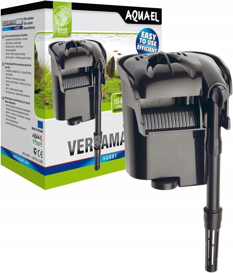 Aquael Přepadový filtr 10-40 l 230 l/h Provzdušňování Čištění