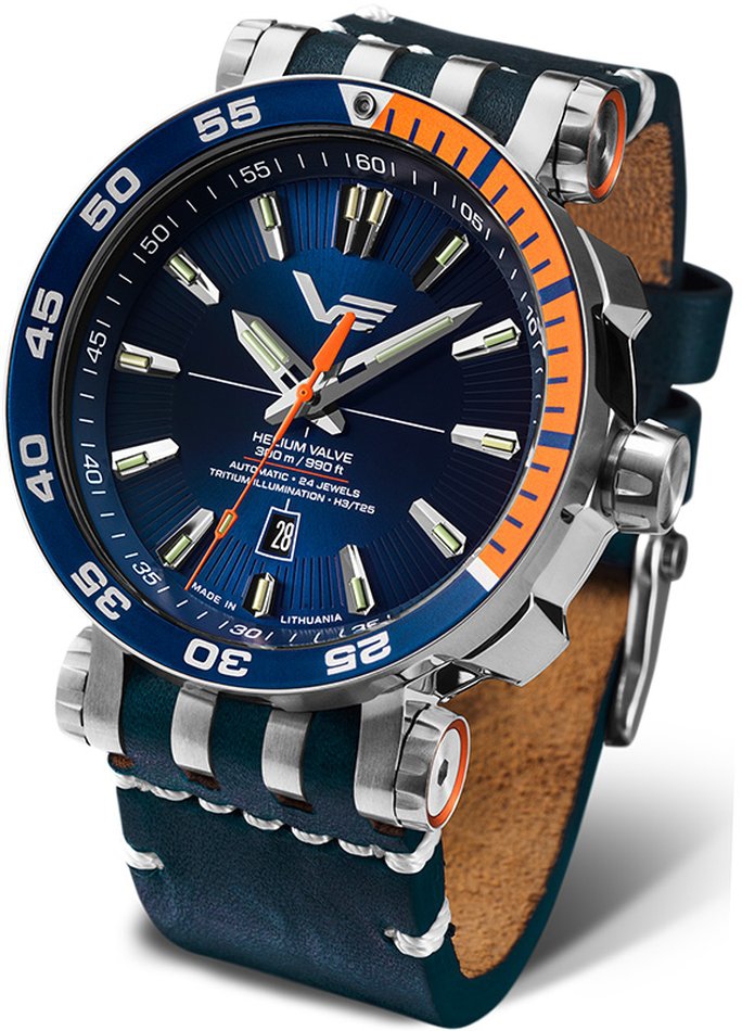 Pánská sada Vostok Europe NH35A-575A715 tmavě modrá sportovní vodotěsná