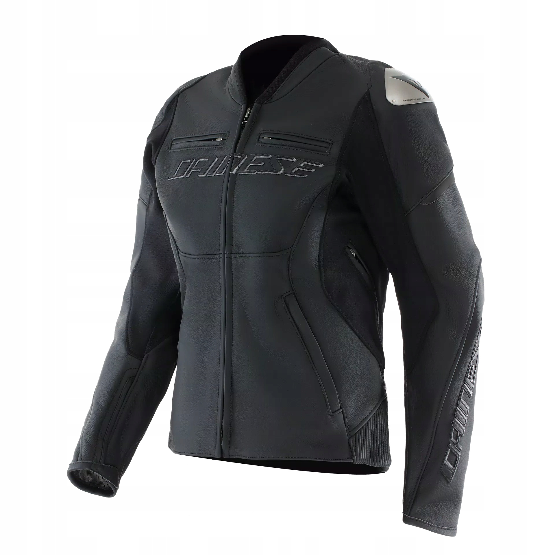 Kožená bunda Dainese Racing 5 Lady 40 Black/Black