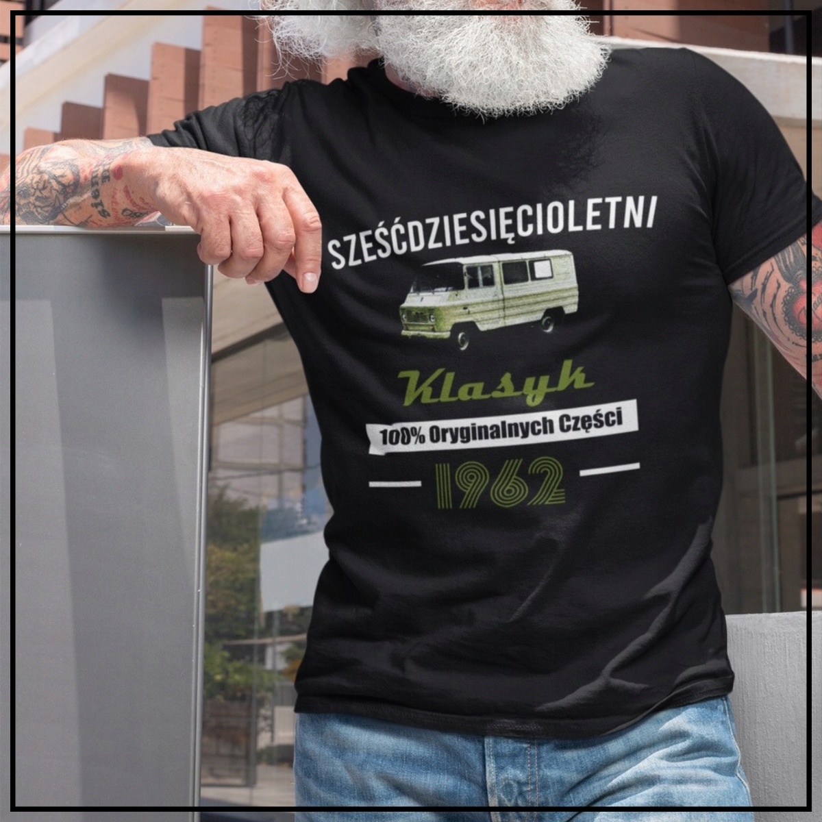 KOSZULKA PREZENT 18-99 URODZINY FACETA PERSONALIZOWANY SAMOCHODY PRL TORBA Marka bez marki