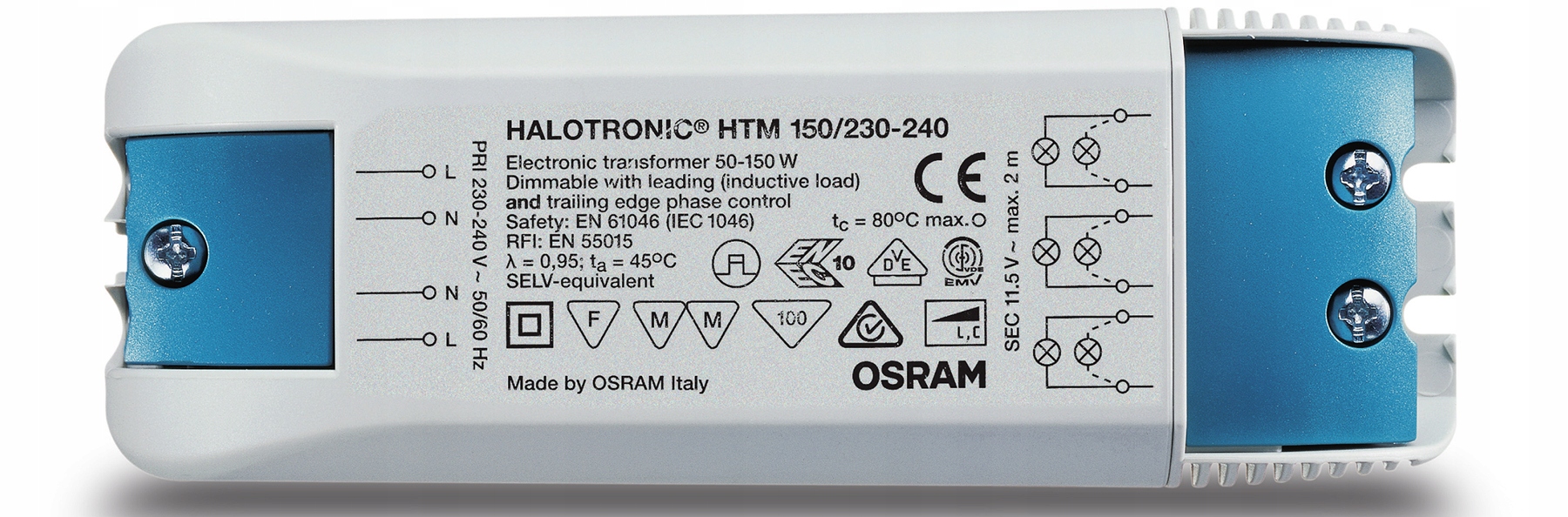 

Zasilacz Halogenowy Ściemniacz 50-150W Osram Htm