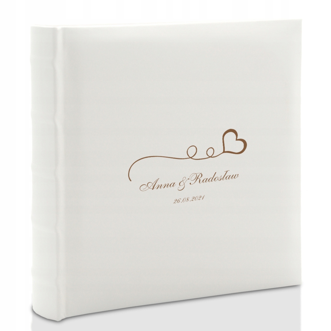PERSONALIZOWANY ALBUM WSUWANY ŚLUB 200 ZDJĘĆ 10X15